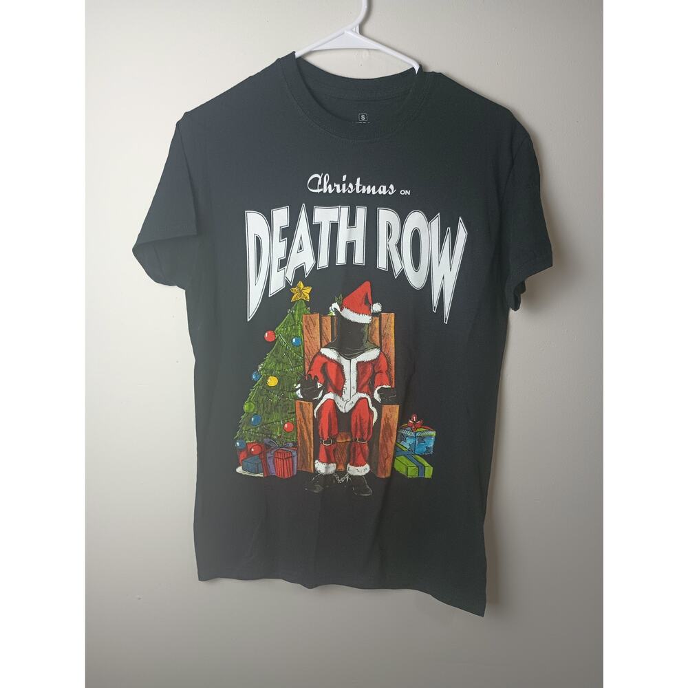 Death Row Records Christmas on‎ Death Row Graphic T-shirt Men's Size Small Black